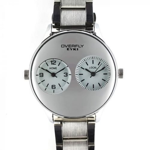 Atraktivní pánské hodinky s bílým zrcadlovým sklíčkem a tahem z ušlechtilé oceli W01E.10502 W01E.10502.A