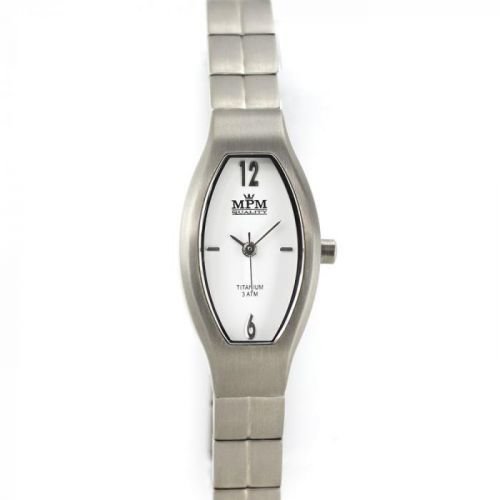 Dámské titanové hodinky s bílým číselníkem.0200 170588 W02M.10332 - A
