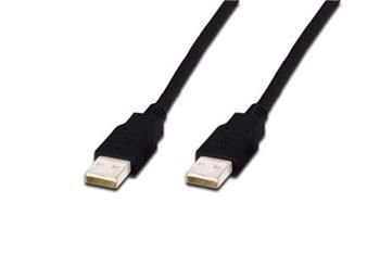 ASSMANN USB 2.0 HighSpeed Connection Cable USB A M (plug)/USB A M (plug) 1m blac