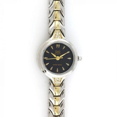 Dámské quartzové hodinky v elegantním designu stříbrno-zlaté barvy..0471 170816 W02Q.10738.A