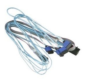 SUPERMICRO Internal MiniSAS HD SFF-8643 to 4 SATA 60/60/60/60cm with Sideband Cable