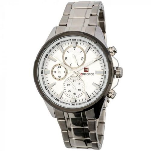 Moderní pánské hodinky s chronografem a ocelovým řemínkem..03 A.Q06I7070A7070.2220