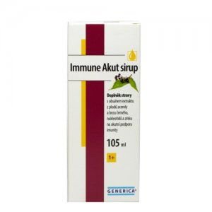 GENERICA S.R.O. | Immune Akut sirup 105 ml