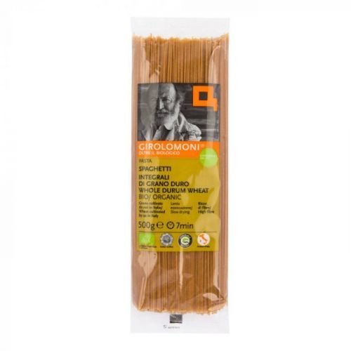 Těstoviny špagety celozrnné semolinové 500 g BIO GIROLOMONI