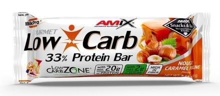 Low-Carb 33% Protein Bar - 60g - Nougat-Caramel Praline