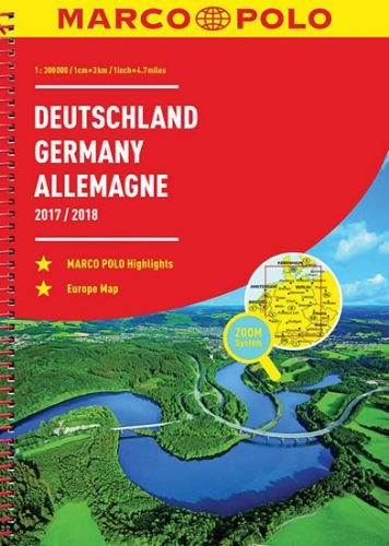 Německo, Evropa/atlas-spirála 17/18  1:300T MD - neuveden