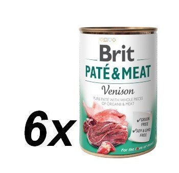 Brit Paté & Meat Venison 6x400g