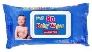 Ubrousky dětské hyg.Baby Wipes Aloe V.80ks s distr