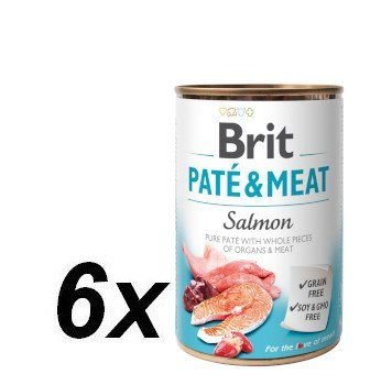 Brit Paté & Meat Salmon 6x400g