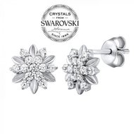 SILVEGO stříbrné náušnice ALIVIA se Swarovski(R) Zirconia