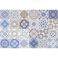 Sada 24 dekorativních samolepek na stěnu Ambiance Honduras, 10 x 10 cm