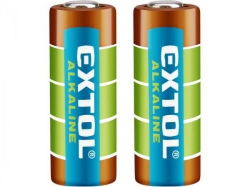 Baterie alkalické, 2ks, 12V (23A), EXTOL ENERGY
