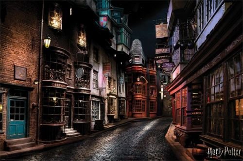 Posters Plakát, Obraz - Harry Potter - Diagon Alley, (91,5 x 61 cm)