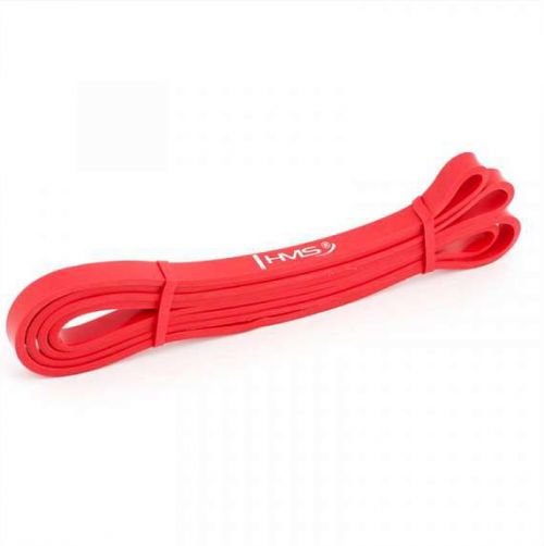 HMS Fitness odporová guma, červená
