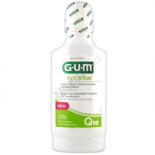 GUM ActiVital ústní voda (výplach) s Q10, 300 ml