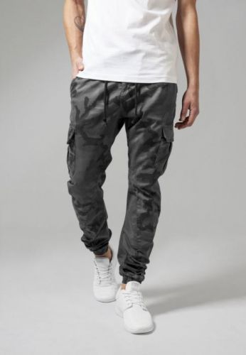 Camo Cargo Jogging Pants - grey camo 28