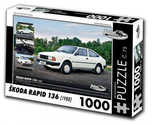 Puzzle ŠKODA RAPID 136 (1988) - 1000 dílků
