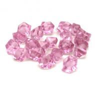 Drahokamy – tmavě růžová (20 ks)