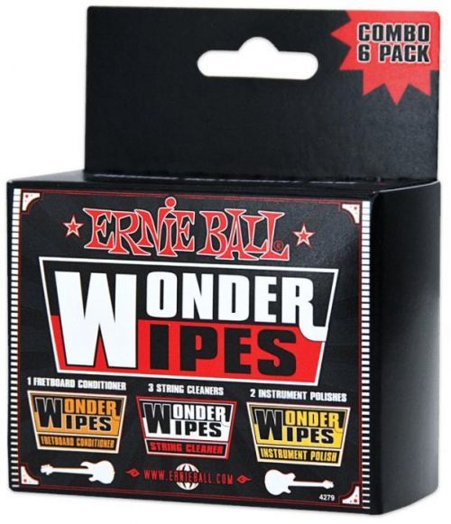 Ernie Ball Wonder Wipes Multi-Pack