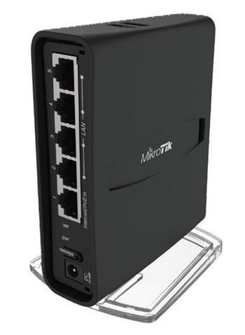 MikroTik RouterBOARD RBD52G-5HacD2HnD-TC, hAP ac2, 5x GLAN, 2.4+5Ghz, 802.11b/g/n/ac, ROSL4, USB, PSU, indoor