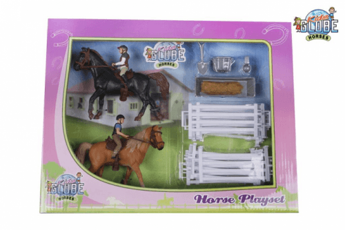 Bez určení výrobce | Hrací sada jezdci s koňmi