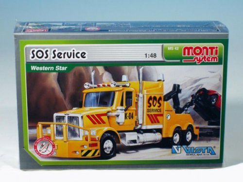 Monti SOS Service Western star Stavebnice 1:v krabici 22x15x6cm