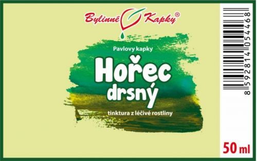 Hořec drsný - bylinné kapky (tinktura) 50 ml