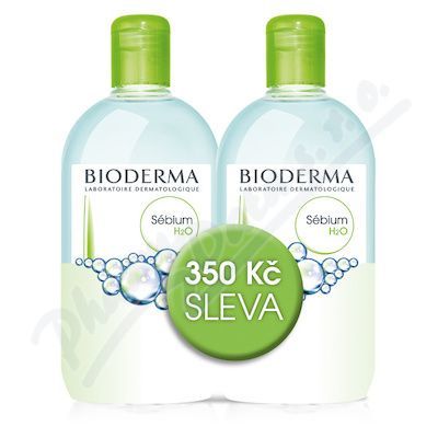 BIODERMA Sebium H2O 500ml + 500ml Festival