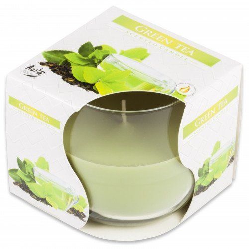 Svíčka vonná ve skle zelený čaj