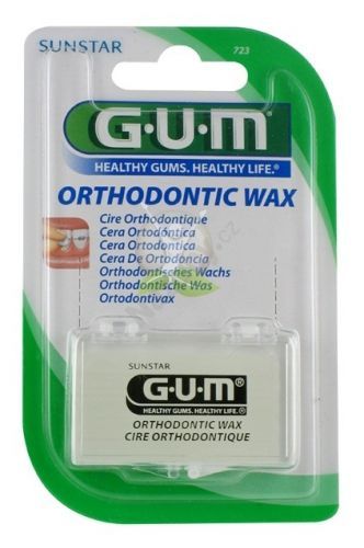 GUM Orthodontic wax vosk na rovnátka bez příchuti