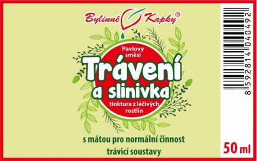 Trávení a slinivka kapky (tinktura) 50 ml