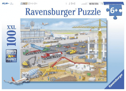Ravensburger | Puzzle Stavba na letišti 100 dílků