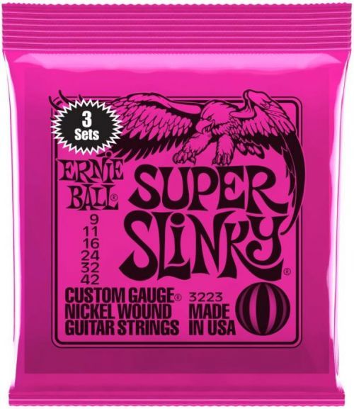 Ernie Ball Nickel Wound Super Slinky 3 Pack