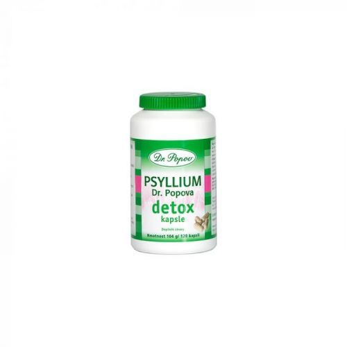 DR. POPOV Psyllium Detox 120 kapslí