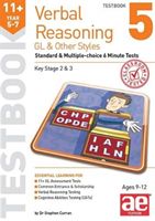 11+ Verbal Reasoning Year 5-7 GL & Other Styles Testbook 5 - Standard & Multiple-choice 6 Minute Tests (Curran Stephen C.)(Paperback / softback)
