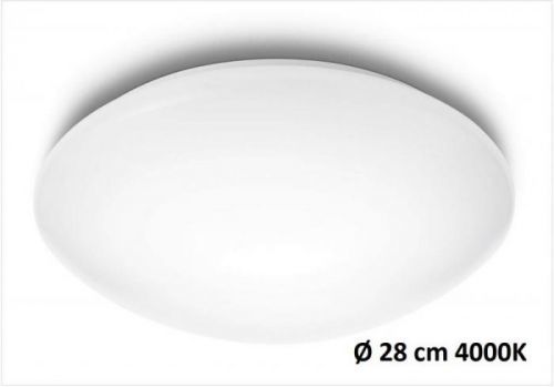 Philips Stropní a nástěné LED svítidlo Suede 12W 1100lm 4000K 31801/31/16