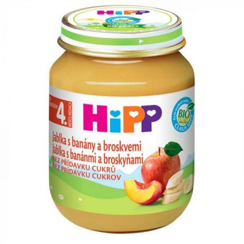 HIPP | HIPP OVOCE jablka s banány a broskvemi 125g