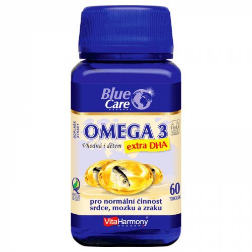 VITAHARMONY Omega 3 extra DHA - vhodná i dětem 60 tobolek