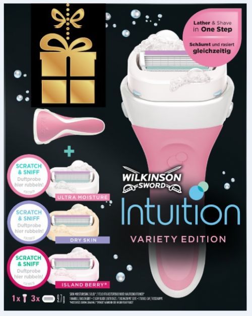 Wilkinson Intuition strojek+variace náhr.břitů kosmetická kazeta