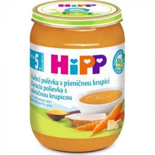 HiPP Bio kuřecí polévka s pšeničnou krupicí
