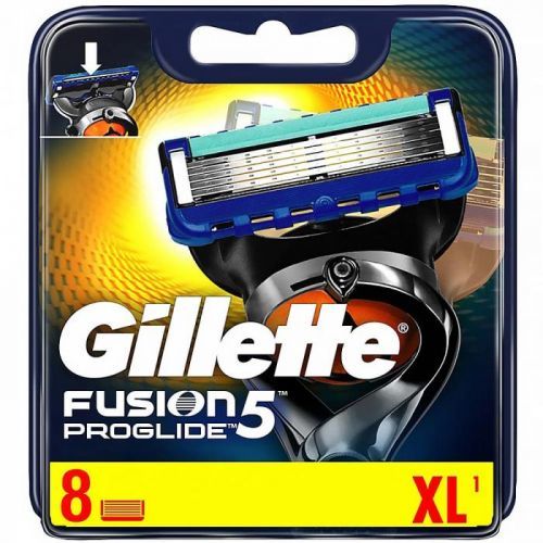 GILLETTE Fusion5 ProGlide holicí hlavice pro muže 8 ks