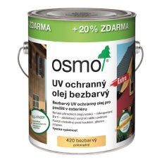 UV ochranný olej EXTRA 420 bezbarvý s účinnými látkami (3l/bal)
