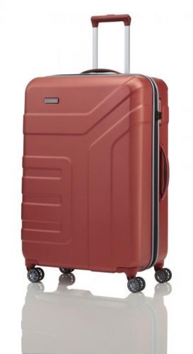 Travelite VECTOR Moderní kufr na čtyřech kolečkách 70 cm (Coral)