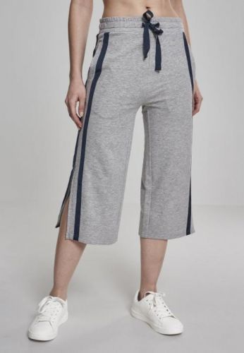 Ladies Taped Terry Culotte - grey/navy L