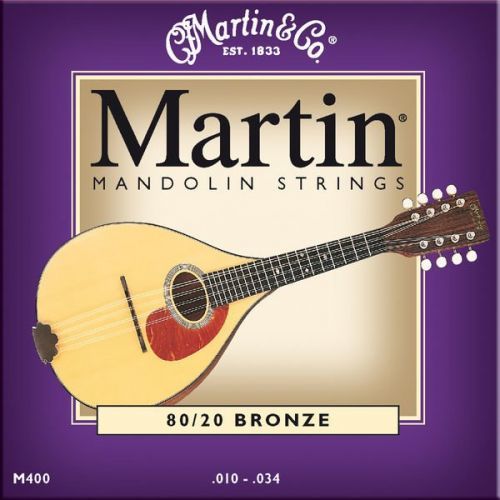 Martin M400 80/20 Bronze Mandolin Strings, Light
