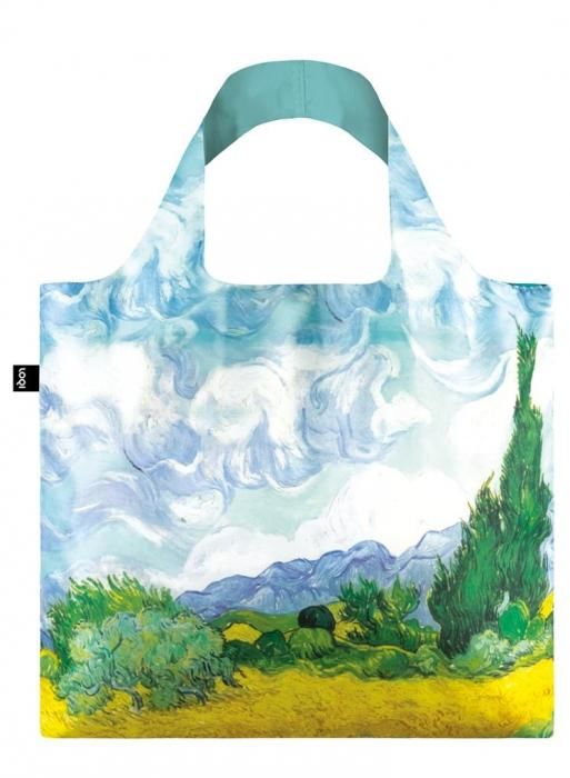 LOQI Bag VINCENT VAN GOGH A Wheat Field with Cypresses