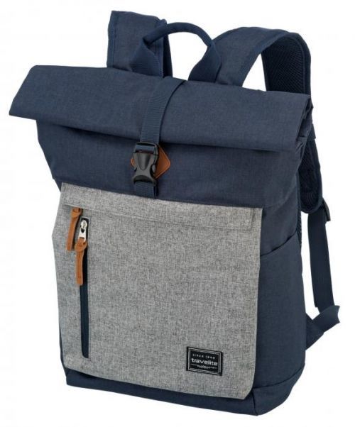 Travelite Basics Roll-up Backpack Navy/Grey