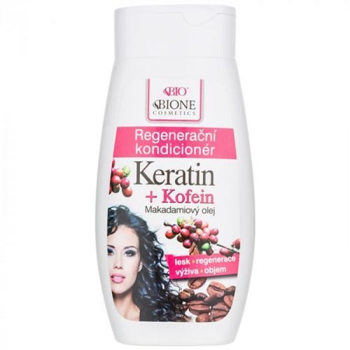 Bione Cosmetics Keratin Kofein regenerační kondicionér na vlasy