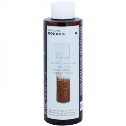Korres Rice Proteins & Linden šampon pro jemné vlasy