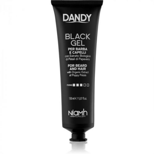 DANDY Black Gel černý gel pro šedivé vlasy a vousy
